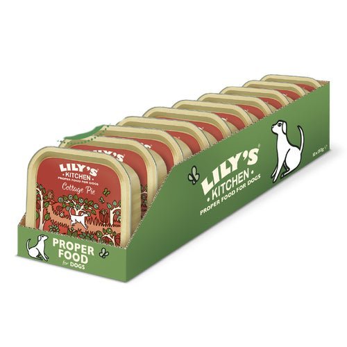 Lilys Kitchen Cottage Pie Dog Food Tray 150g