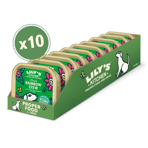 Lilys Kitchen Rainbow Stew Dog Food Tray 150g