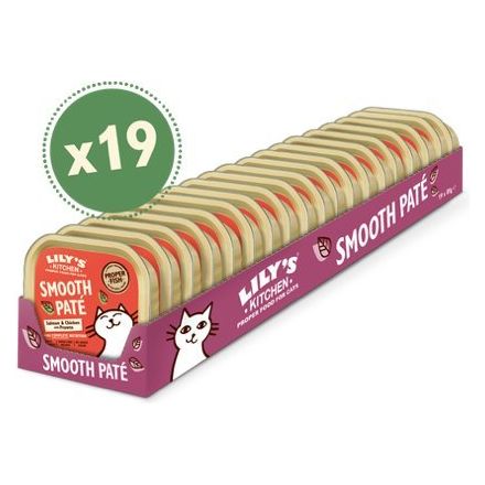 Lily's Kitchen Salmon & Chicken With Prawn Pate For Cats