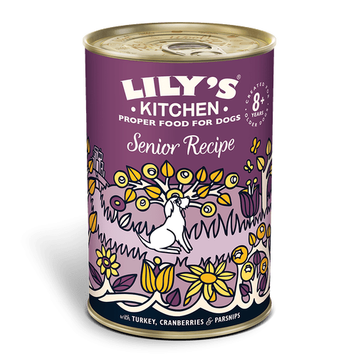 Lilys Kitchen Senior Recipe Dog Food Tin 400g
