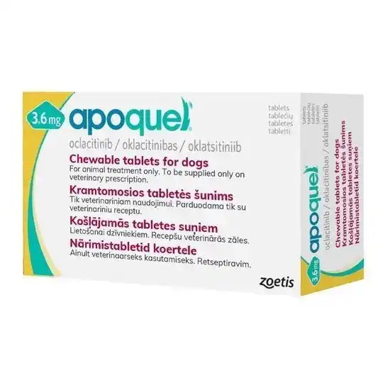 Apoquel Chewable Tablets (3.6mg) 1 Tablet