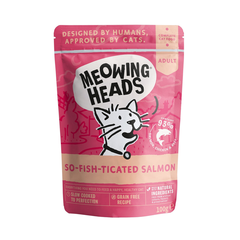 Meowing Heads So-fish-ticated Salmon 100g