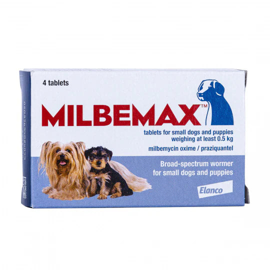 Milbemax™ Tablets for Small Dog and Puppies 25mg (0.5kg-5kg)
