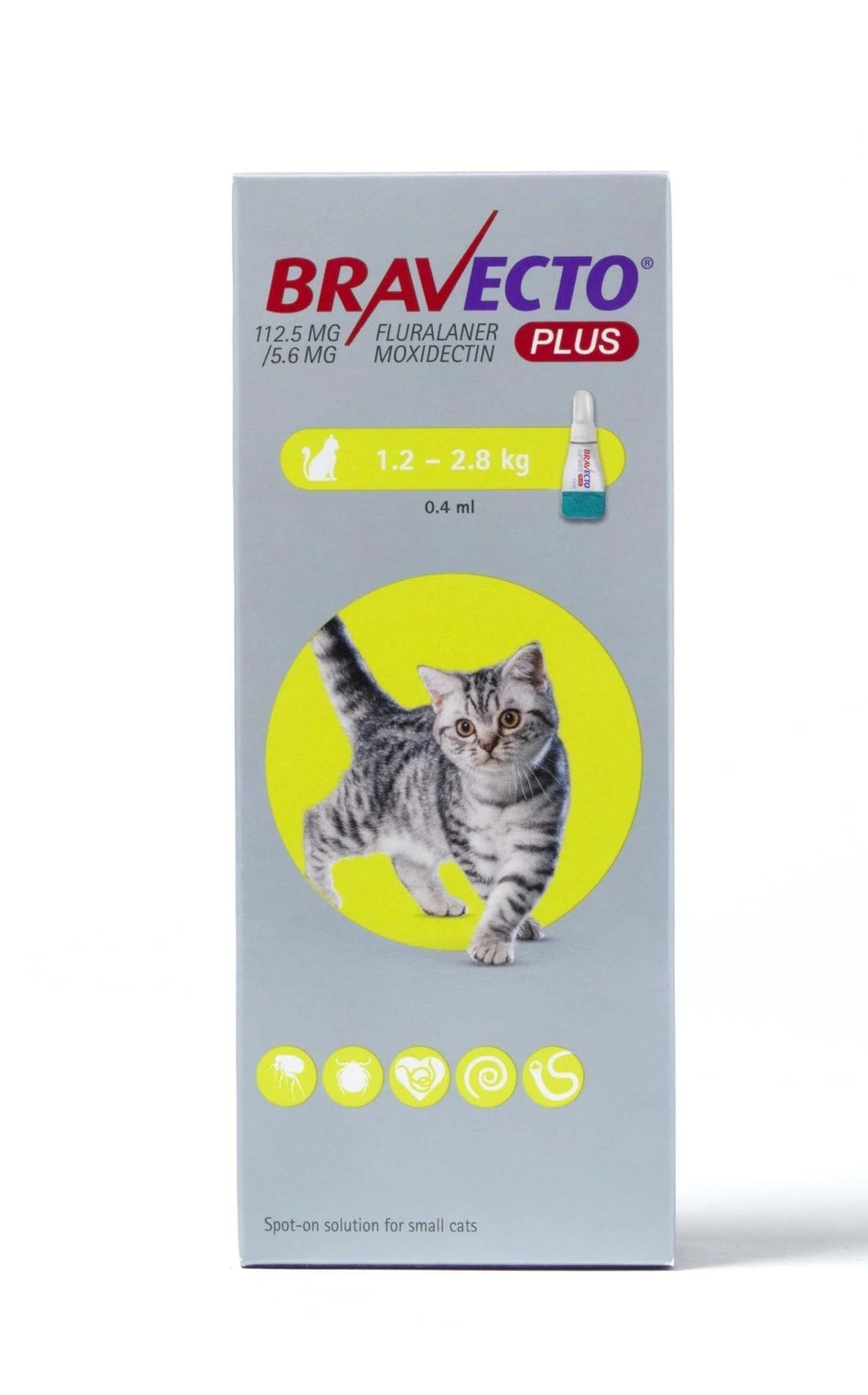 BRAVECTO PLUS CAT 112.5MG 1D