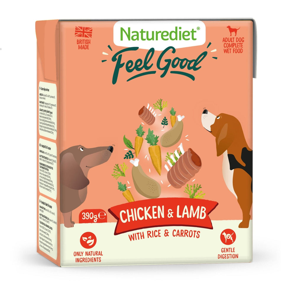 Naturediet Feel Good Chicken & Lamb 390g