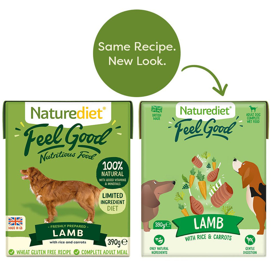 Naturediet Feel Good Lamb 390g