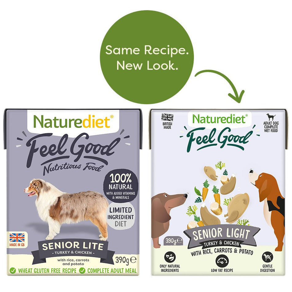 Naturediet Feel Good Senior Lite 380g
