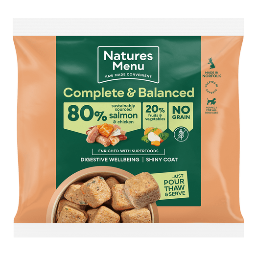 Natures Menu Complete & Balanced 80/20 Salmon and Chicken Nuggets 1kg