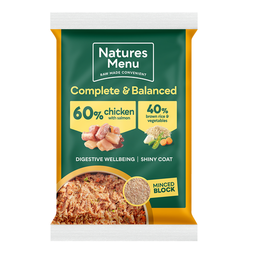 Natures Menu 60% Chicken with Salmon 300g