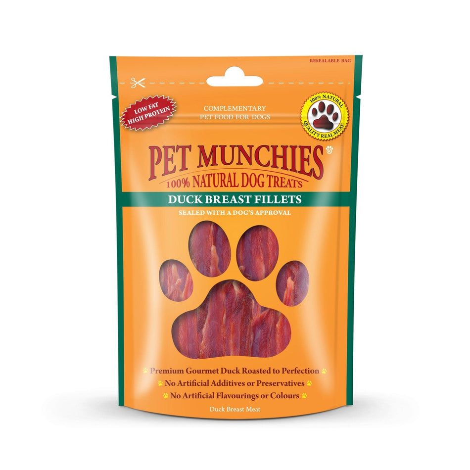 Pet Munchies Duck Breast Fillet 80g
