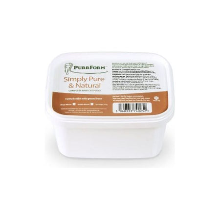 Purrform Farmed Rabbit with Ground Bone 450g Tub