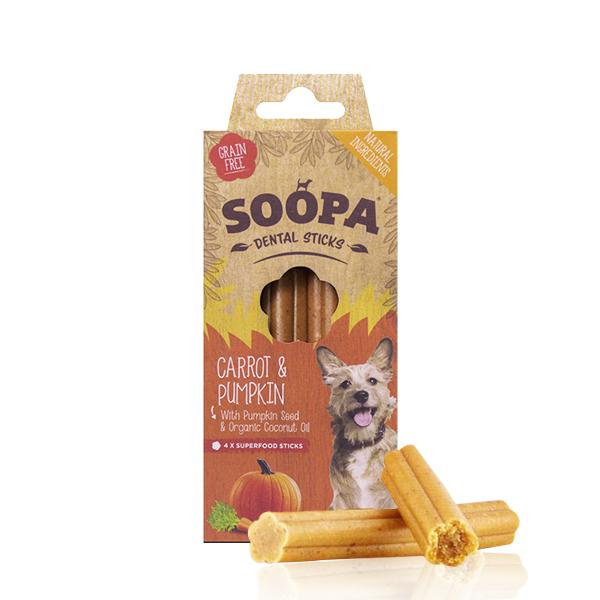 Soopa Carrot & Pumpkin Dental Sticks 100g
