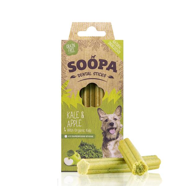 Soopa Kale & Apple Dental Sticks 100g