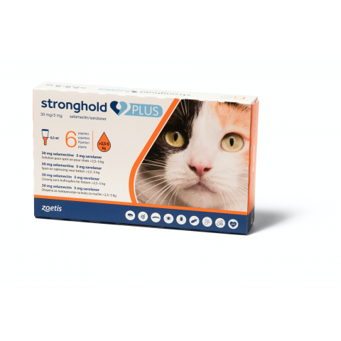 Stronghold® PLUS Spot On Solution for Medium Cats 30mg/5mg – A Coombs ...