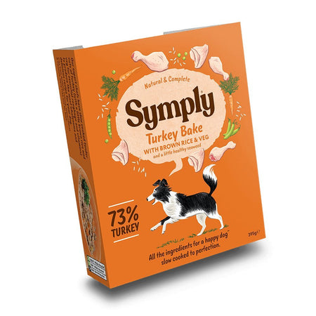 Symply Turkey Bake Wet Dog Food 395g