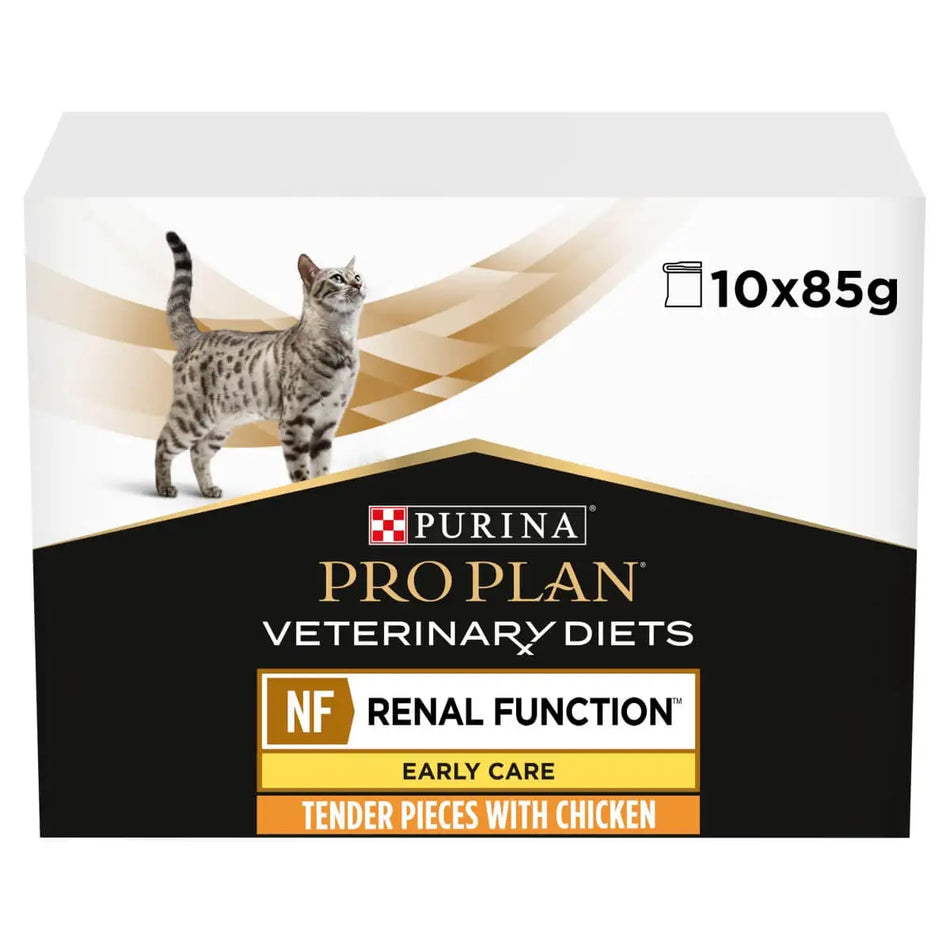Purina Pro Plan Veterinary Diets NF Renal Function Early Care - Wet Cat Food with Chicken 10x85g