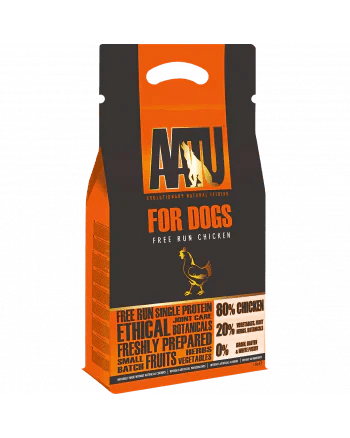 AATU 80/20 Free Run Chicken Dry Dog Food - Walkies Pet Shop