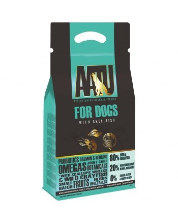 AATU 80/20 Shellfish Dry Dog Food - Walkies Pet Shop