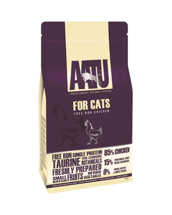 AATU 85/15 Free Run Chicken Dry Cat Food - Walkies Pet Shop