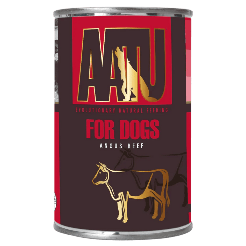 AATU Angus Beef Wet Dog Food x6 - Walkies Pet Shop