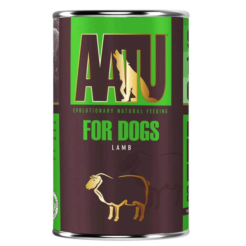 AATU Lamb Wet Dog/Puppies Food x6 - Walkies Pet Shop