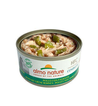 Almo Nature Chicken with Green Beans Cat Cans 70g