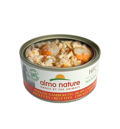 Almo Nature Chicken with Shrimp Cat Cans 70g