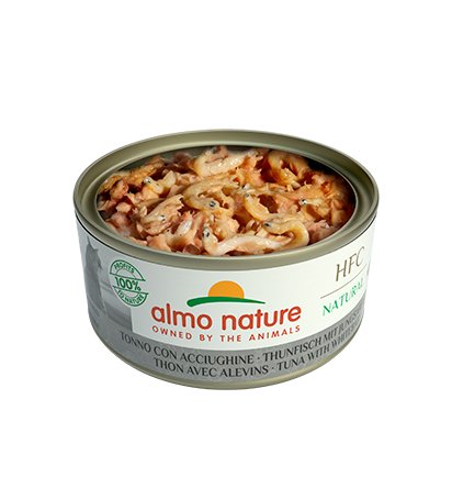 Almo Nature Tuna with Whitebait Cat Cans 150g