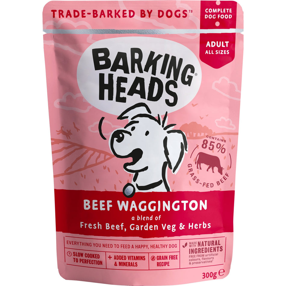 Barking Heads Beef Waggington Wet Dog Food