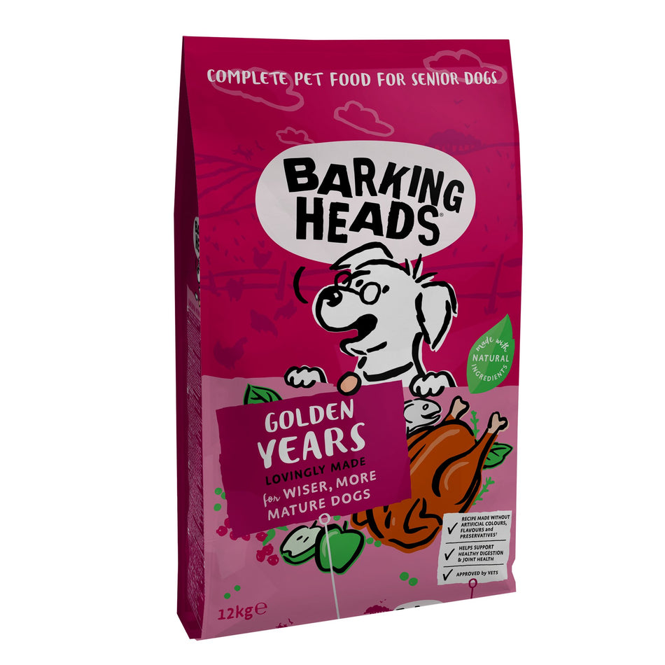 Barking Heads Golden Years Dog Food