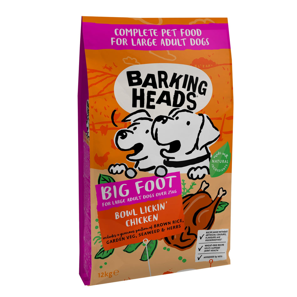 Barking Heads Large Breed Bowl Lickin' Chicken Dog Food
