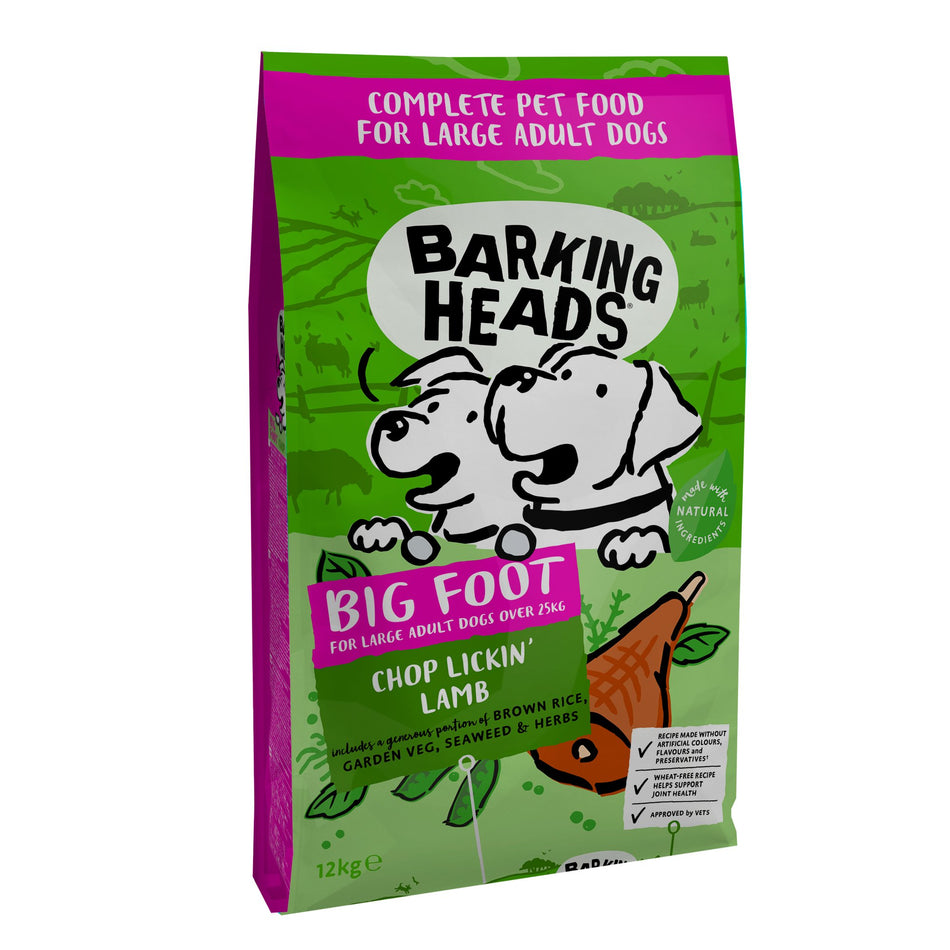 Barking Heads Large Breed Chop Lickin' Lamb Dog Food