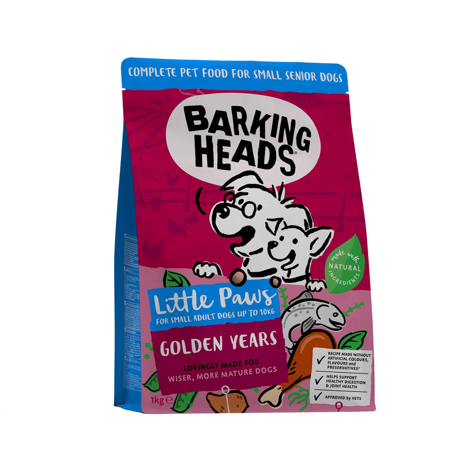 Barking Heads Little Paws Dry Golden Years Dog Food