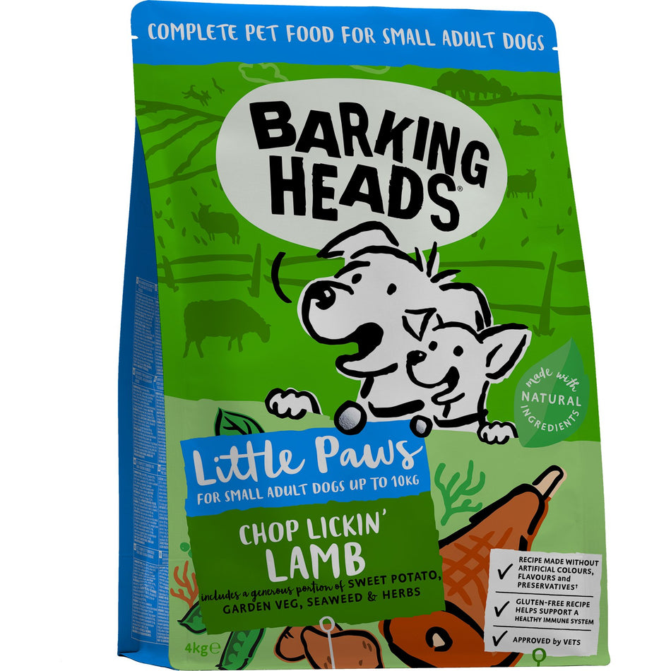 Barking Heads Small Breed Chop Lickin' Lamb Dog Food