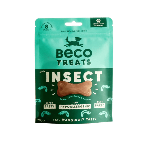 Beco Insect with Apple & Chia Seeds Dog Treats