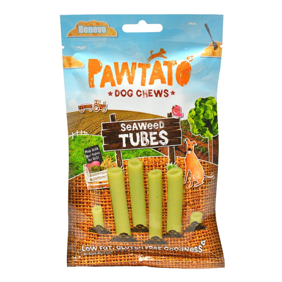 Benevo Pawtato Tubes Seaweed 90g