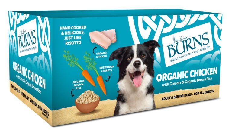 Burns Organic Chicken with Carrots & Organic Brown Rice Wet Food