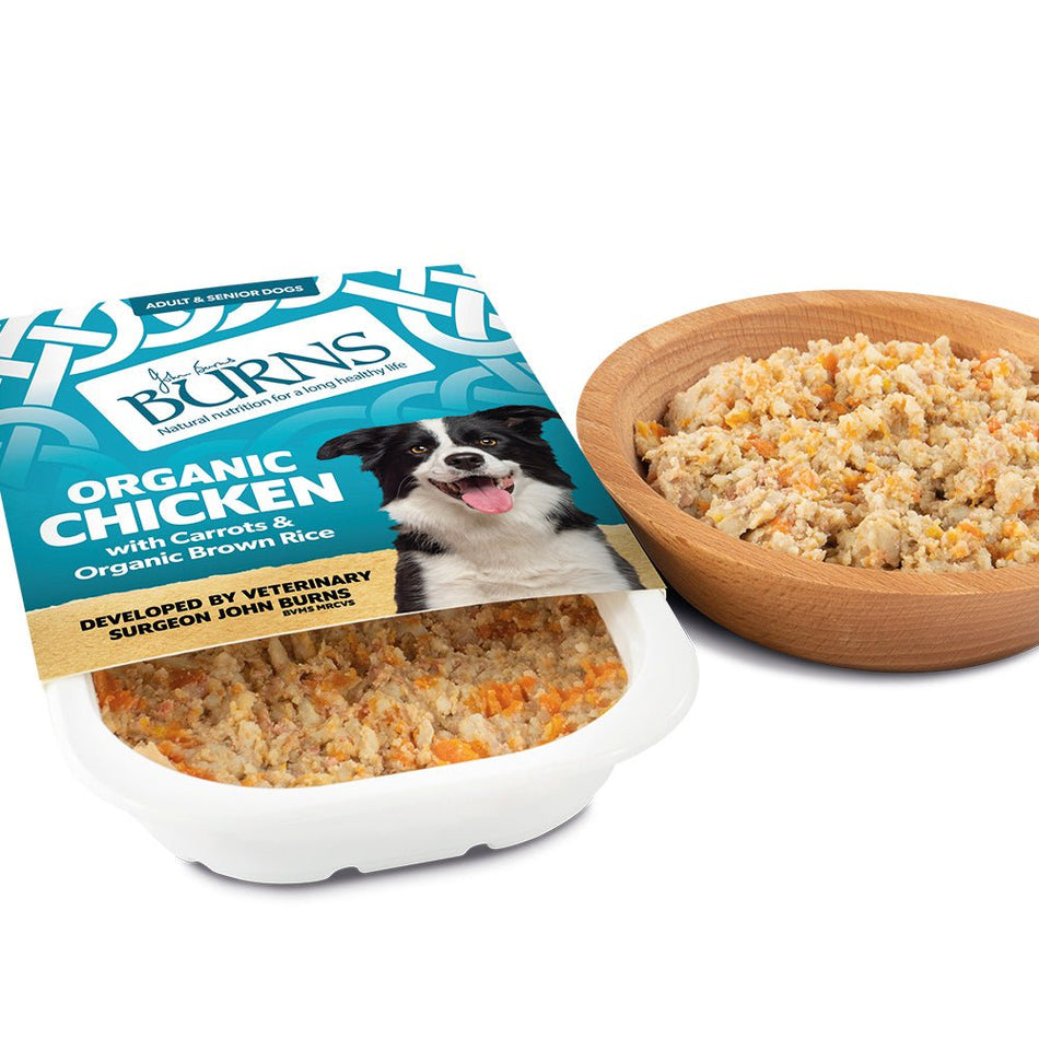 Burns Organic Chicken with Carrots & Organic Brown Rice Wet Food