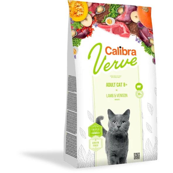 Calibra Cat Verve GF Adult Lamb & Venison 8+