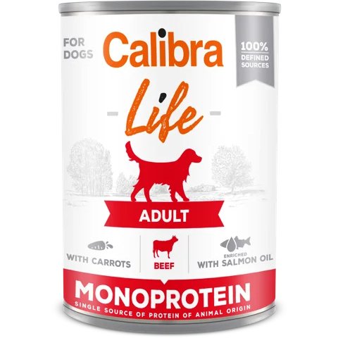 Calibra Dog Life GF Adult Beef with Carrots