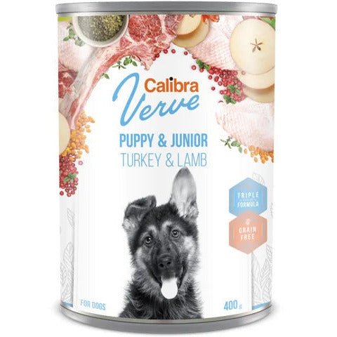 Calibra Dog Verve GF Puppy & Junior Turkey & Lamb
