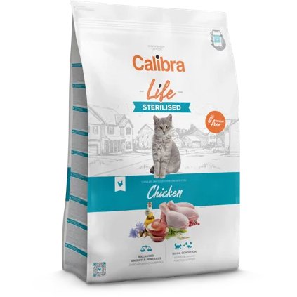 Calibra Life Sterilised Chicken Cat Food