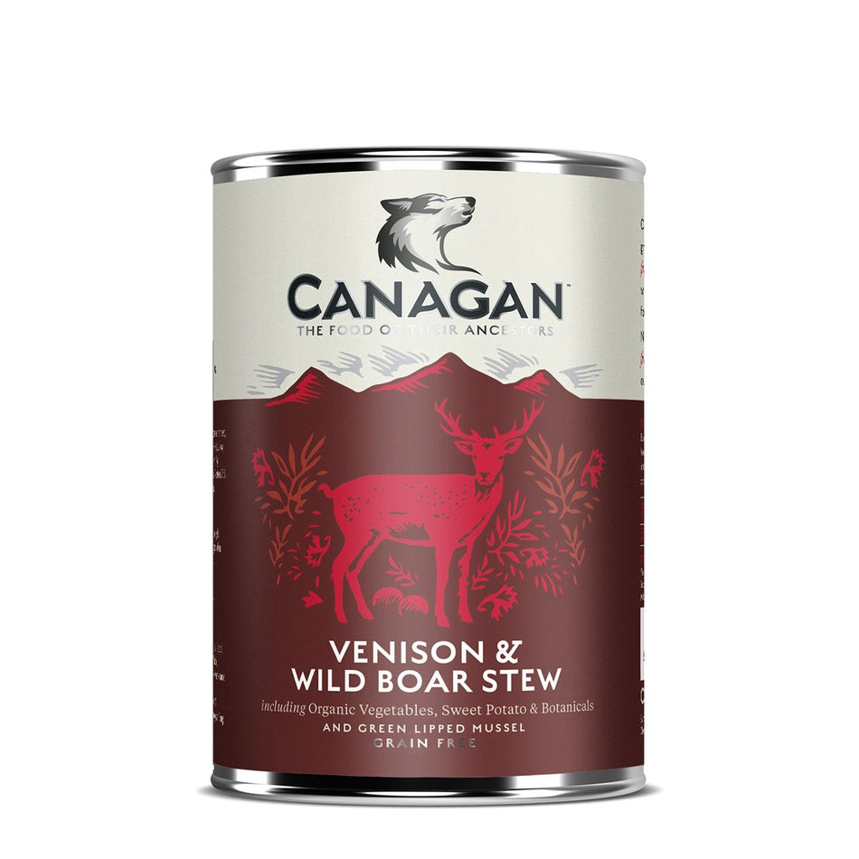 Canagan Venison & Wild Boar Stew Wet Dog Food 400g