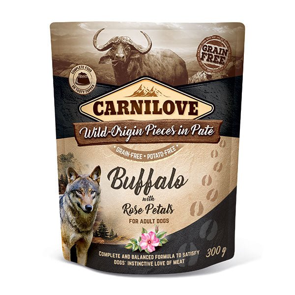 Carnilove Buffalo with Rose Petals Dog Food 300g