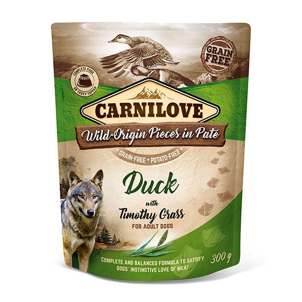 Carnilove Duck with Timothy Grass Dog Food 300g