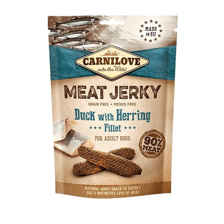 Carnilove Jerky Duck with Herring Fillet treat - Walkies Pet Shop