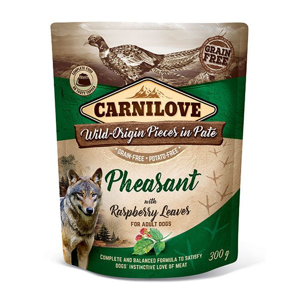 Carnilove Pheasant with Raspberry Leaves Dog Food 300g