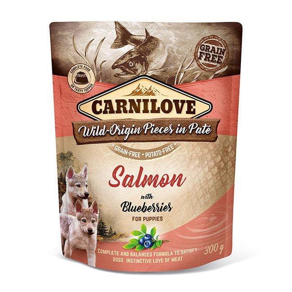 Carnilove Salmon with Blueberries Puppy Food 300g