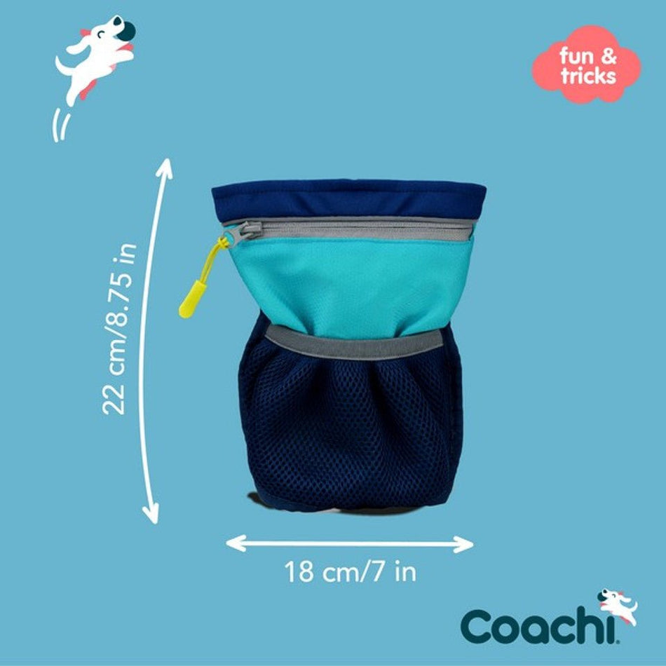Coachi Pro Train & Treat Bag - Navy & Light Blue