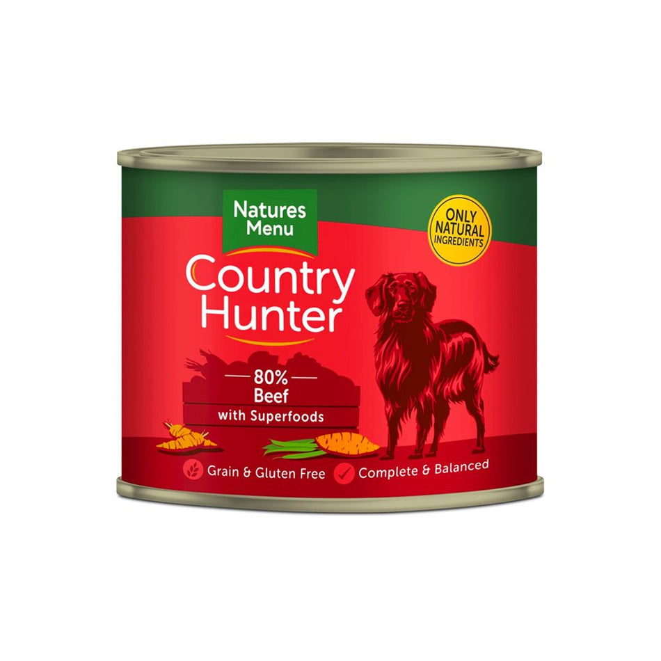 Country Hunter Beef Dog Cans 600g